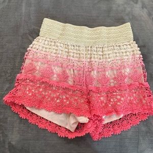 Ombré shorts